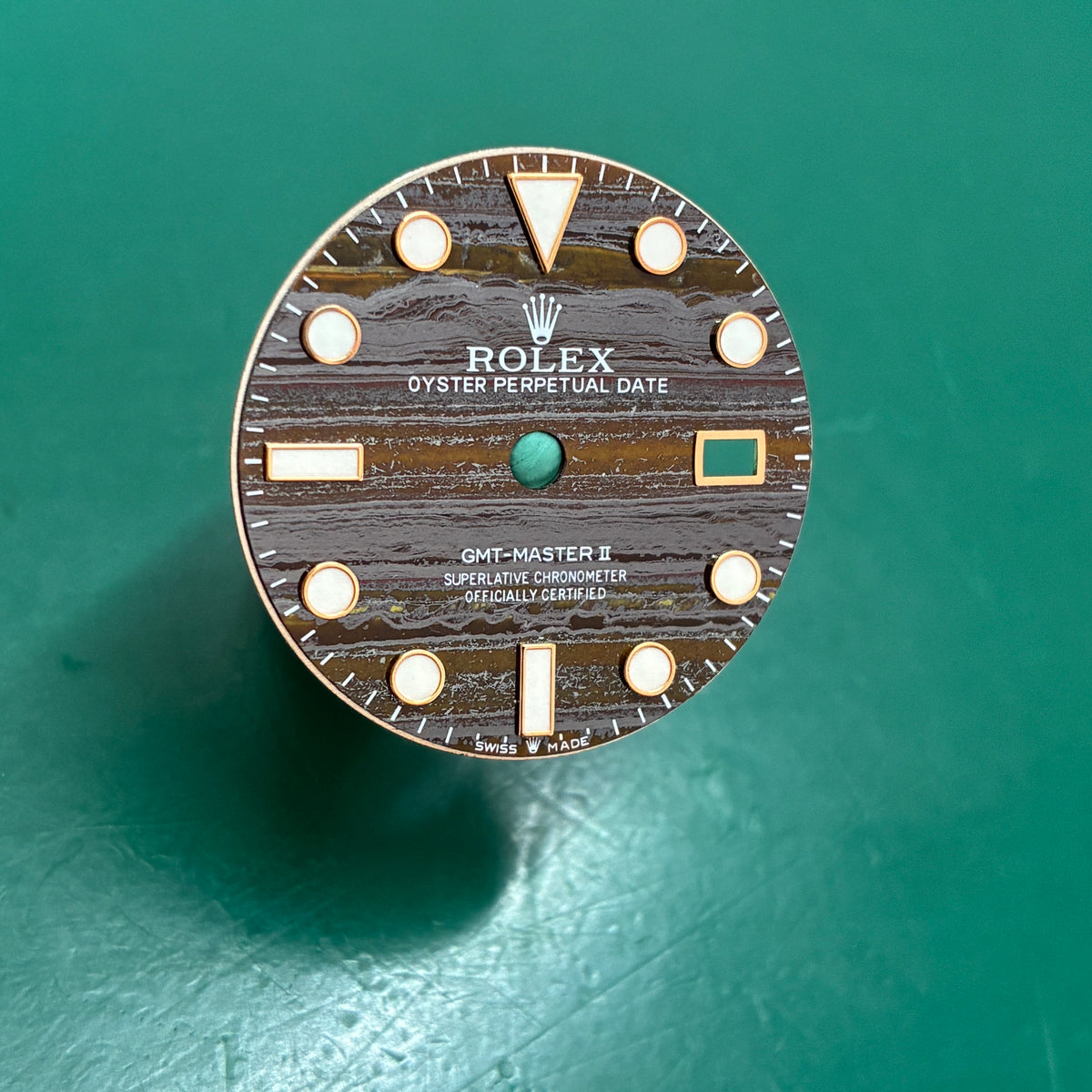 Custom "Tiger" Stone Dial for Rolex GMT Master II (Ref. 116XXX / 126XXX)
