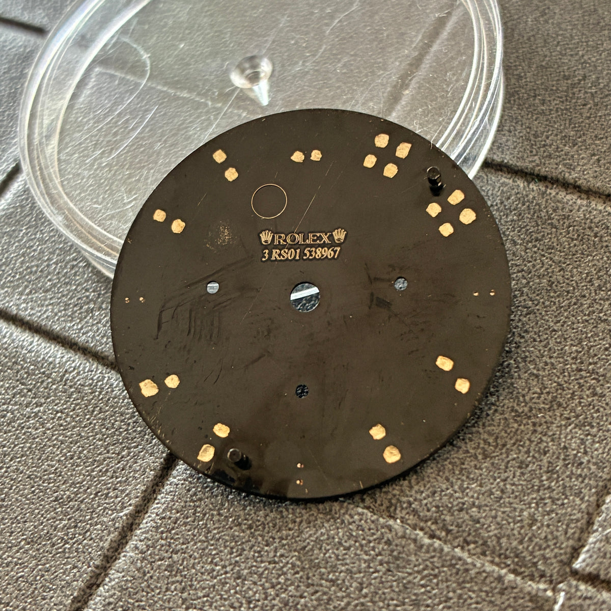New Authentic Arab Black Racing Dial for Rolex Daytona White Gold (Ref. 116509)