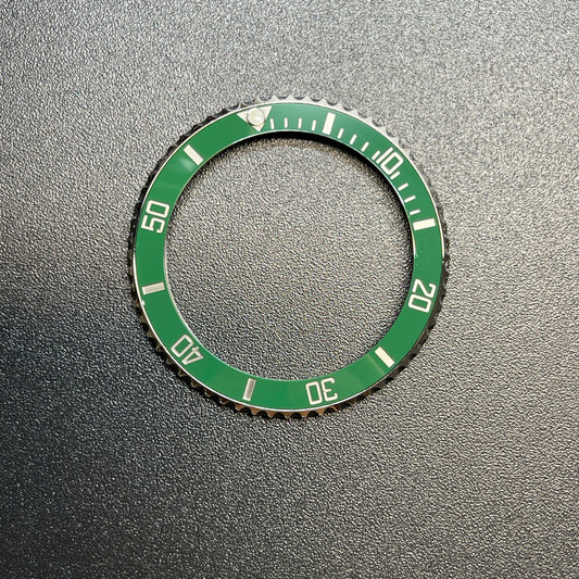 Authentic Used Condition 116610LV "Hulk" Complete Bezel for Rolex Submariner 40mm
